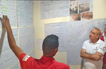 الهلال الأحمر المغربي  - دورة تدريبة لتقييم مواطن الضعف و القدرات